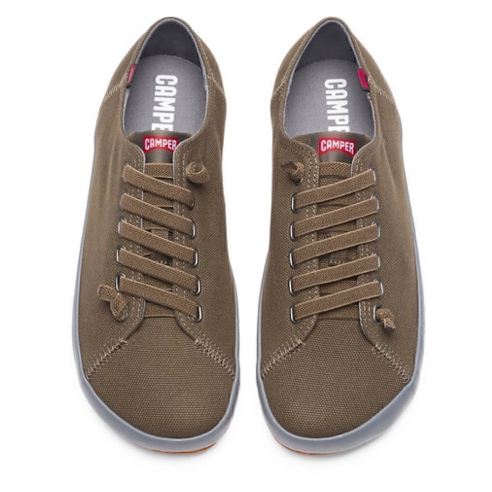 CAMPER
Peu Rambla 18869-048 Canvas Military Sneaker Size 11 in Olive